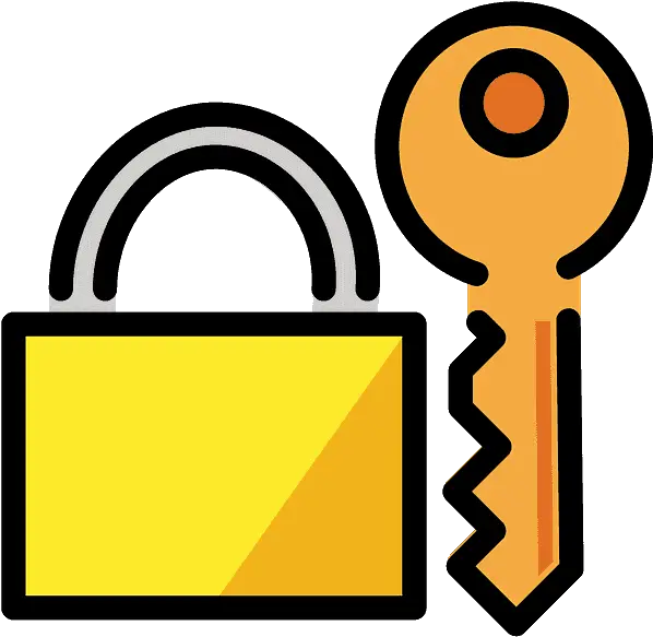 Locked With Key Emoji Clipart Emoji Lock And Key Png Key Emoji Png