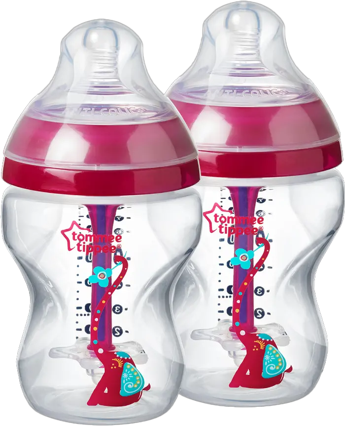 Advanced Anti Pink Tommee Tippee Bottle Png Bottle Transparent