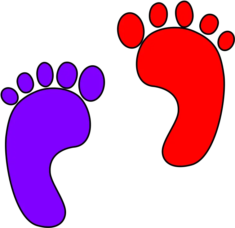 Footprints Svg Vector Clip Art Svg Clipart Clip Art Foot Steps Png Footprints Png