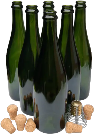 75cl Champagne Sparkling Wine Bottles With Traditional Corks U0026 Cages Box Of 6 Champagne Png Champagne Bottles Png