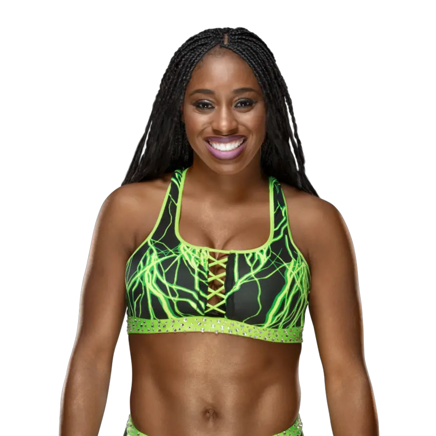 Stanning Png Naomi Wwe Championship Png Aj Lee Png