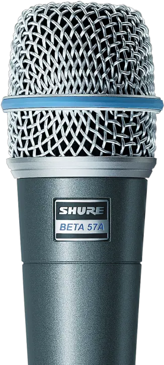 Sm58 Dynamic Vocal Microphone Shure Beta 57a Png Microfono Png