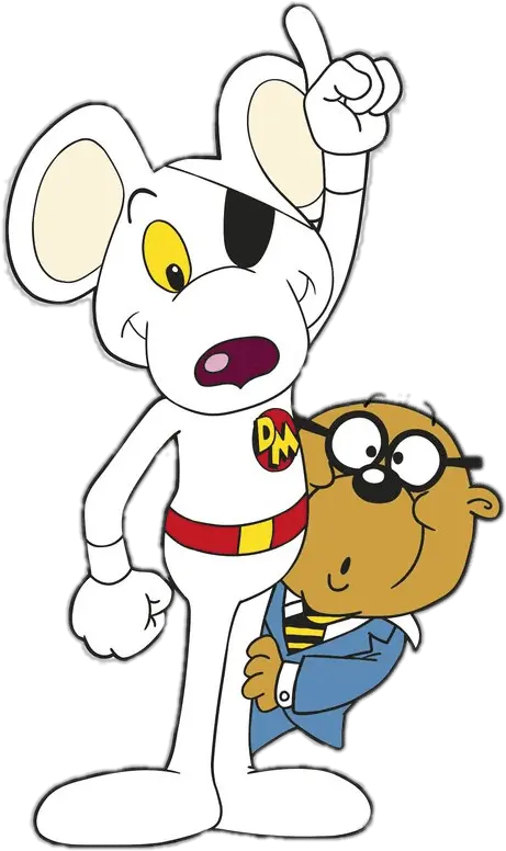 Penfold Hiding Behind Danger Mouse Danger Mouse And Penfold Png Mouse Transparent