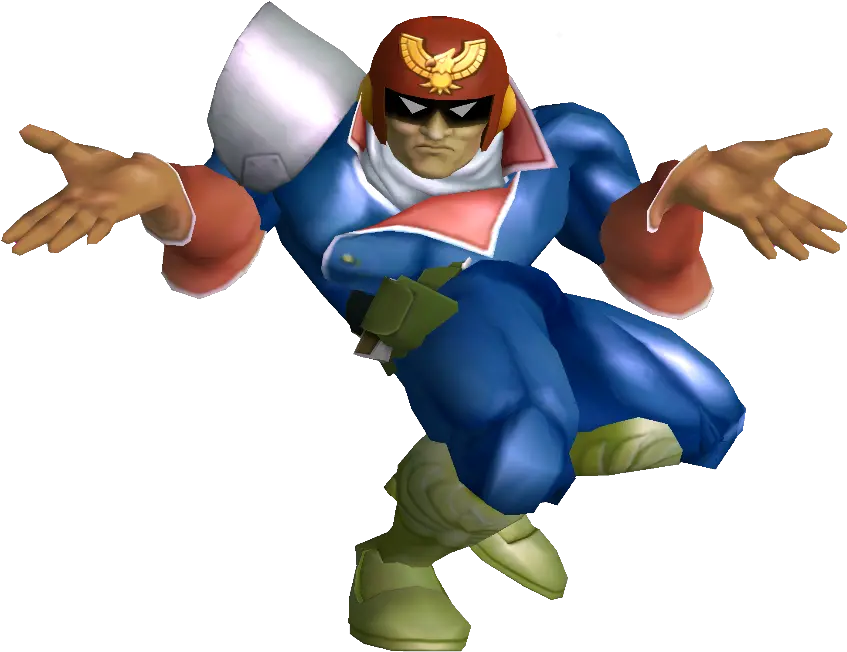 Download Smash Superhero Brawl Bros Melee Figurine Falcon Hq Captain Falcon Dk Png Falcon Png