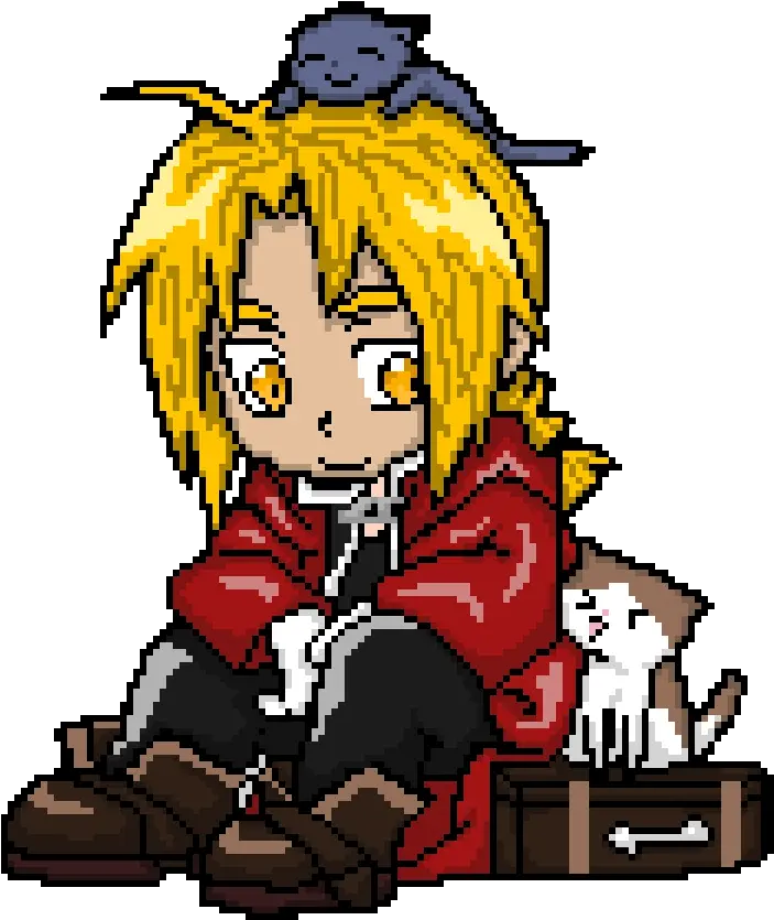 Pixilart Fullmetal Alchemist Emoji Png Edward Elric Png