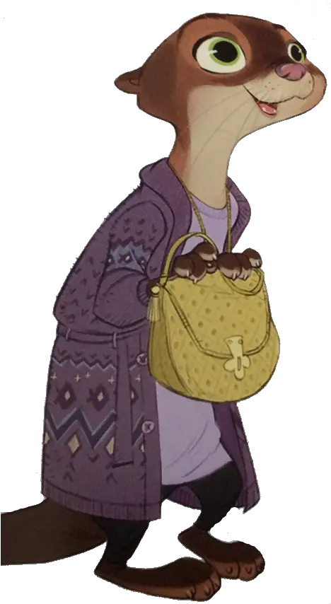 Download Image Mrs Otterton Transparentpng Zootopia Wiki Zootopia Mrs Otterton Png Zootopia Png