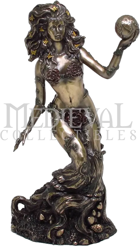 Greek Goddess Gaia Statue Goddess Of Gaia Statue Png Greek Statue Png