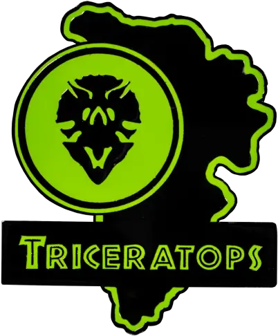 Jurassic Park Triceratops Map Enamel Pin Jurassic Park Dinosaur Logos Png Jurassic Park Logo Png