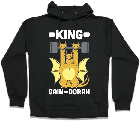 King Gain Potato Hoodies Png King Ghidorah Png