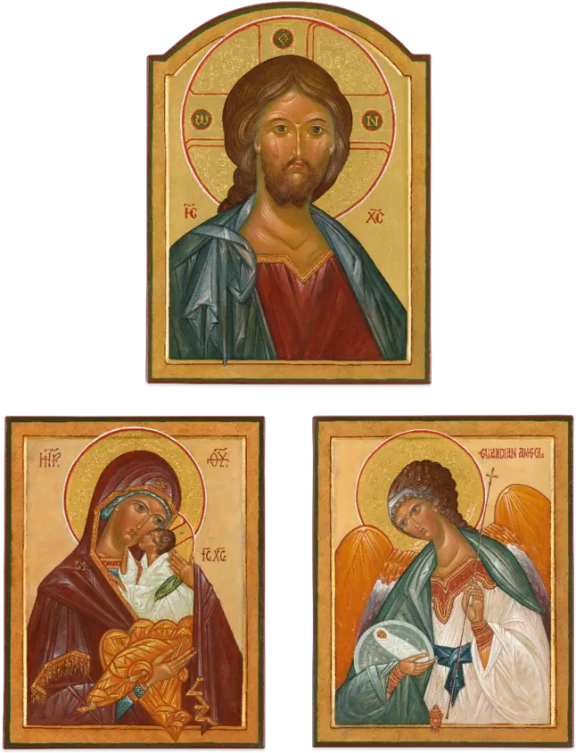 Icon Gallery U2014 Wrestling With Angels Christian Cross Png Guardian Angel Icon Byzantine