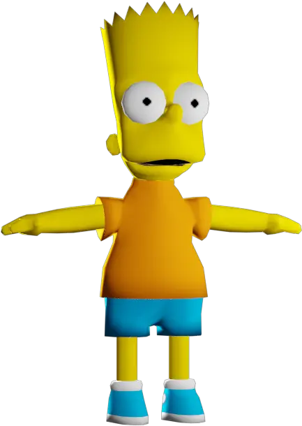 Playstation 2 The Simpsons Skateboarding Bart Simpson Bart Simpson Tpose Png Bart Simpson Icon