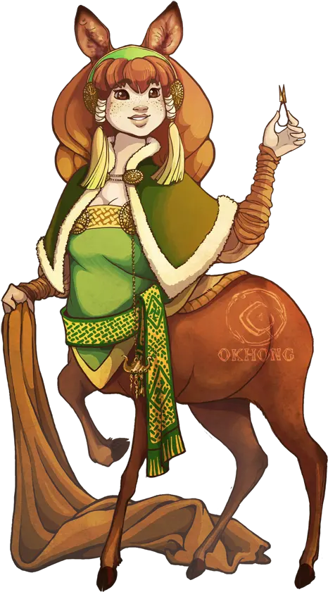 Download Hd Npc In Okhong Centaur Doe Transparent Png Legendary Creature Centaur Png