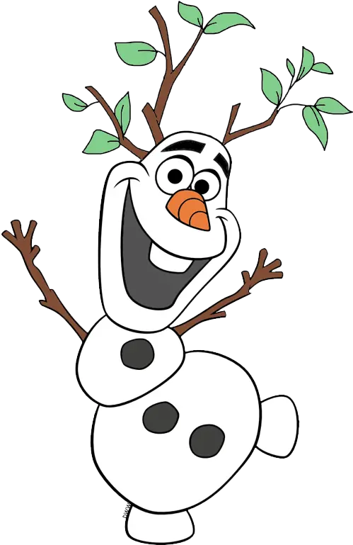 New Olaf In Spring Growing Leaves Olaf Olaf Clipart Png Olaf Transparent