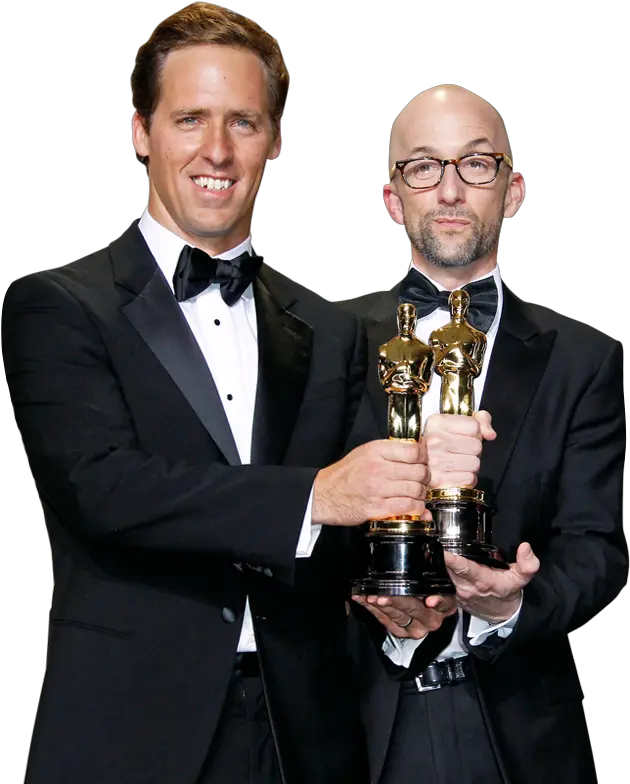 Oscar Winners Jim Rash And Nat Faxon Tuxedo Png Oscars Png