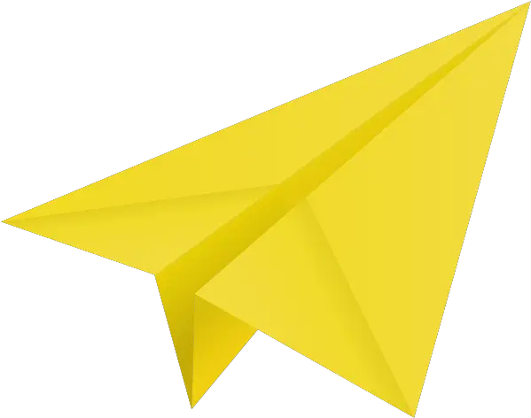 Yellow Paper Plane Aeroplane Vector Icon Data For Vector Yellow Paper Plane Png Paper Airplane Icon Png