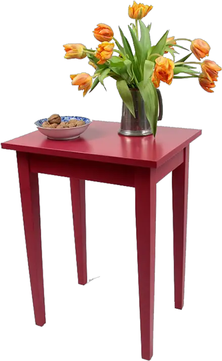 Download Hd The Battersea Side Table Flower Is On The Table Png End Table Png