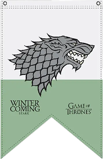 Of Thrones Game Of Thrones House Stark Flag Png Targaryen Sigil Png