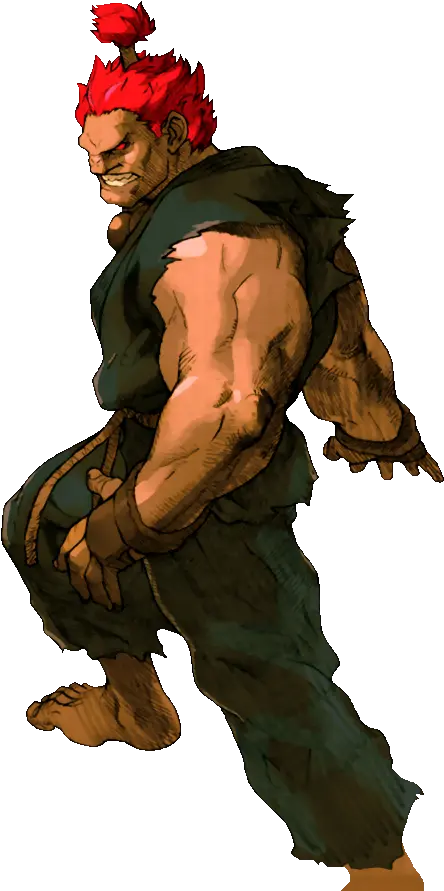 He Appears In Marvel Vs Capcom 2 Marvel Vs Capcom 2 Artwork Png Akuma Png