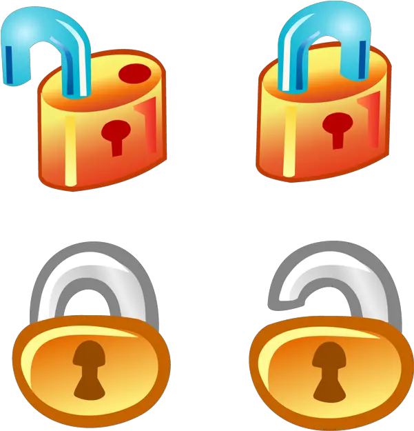 Free Vector Lock Icons Download Png Unlock Icon