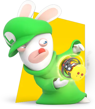 Mario Rabbids Kingdom Battle Rabbid Luigi Guide Levelskip Luigi Rabbid Mario Rabbids Png Luigi Transparent