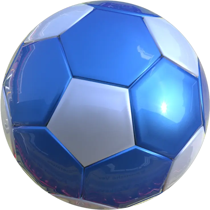 3d Soccer Ball Png Blue Soccer Ball Transparent Background Ball Transparent Background