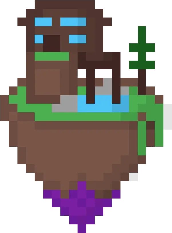 Pixilart Floating Island By Furiousnapper11 Hyper Light Drifter Module Png Floating Island Png