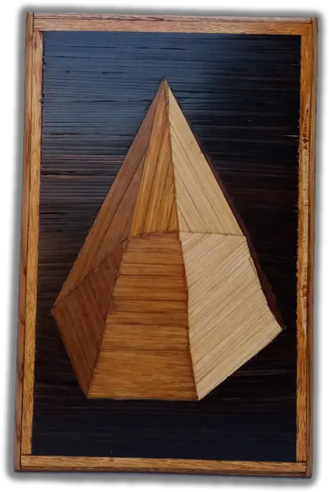 Hexagonal Pyramid U2014 Steemit Plywood Png Pyramid Png