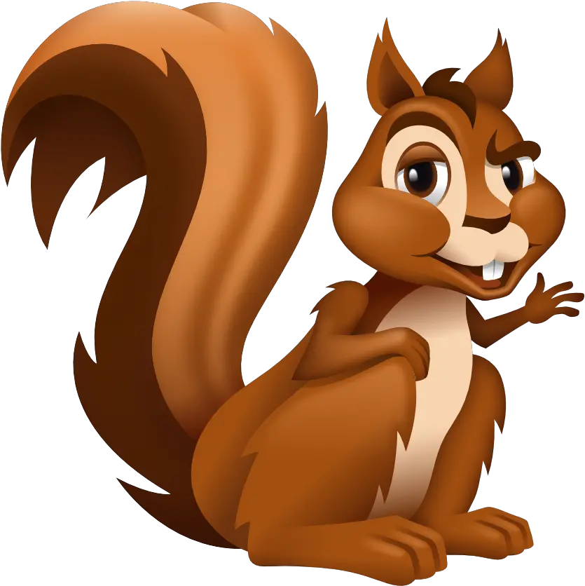 Squirrel Cartoon Png 1 Image Squirrel Tail Clipart Squirrel Transparent Background