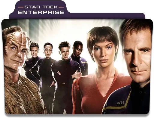 Star Trek Enterprise Cast Season 3 Star Trek Folder Png Star Trek Discovery Folder Icon