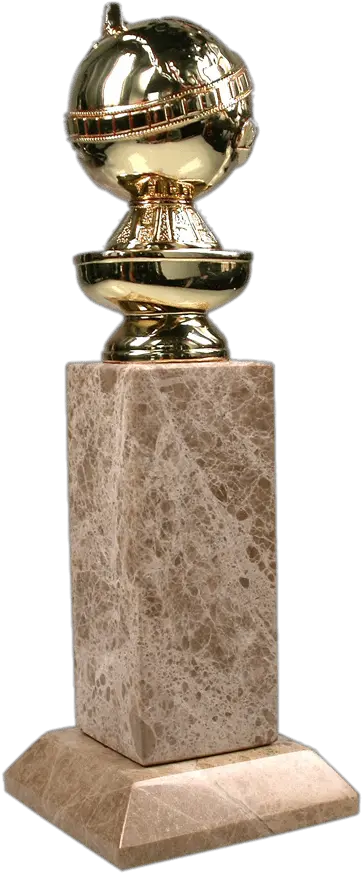 Golden Globes Transparent Png Stickpng Golden Globe Award Trophy Trophy Transparent Background