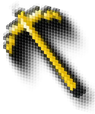 Growtopia Golden Pickaxe Original Cursor Growtopia Golden Pickaxe Cursor Png Pick Axe Png