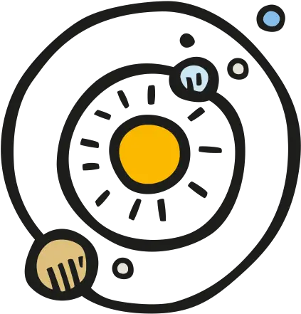 Solar System Icon Solar System Logo Png Solar Flare Png