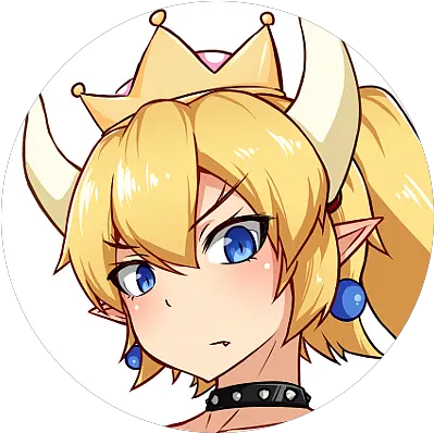 Icons Desu Close Female Version Of Bowser Png Bowsette Png