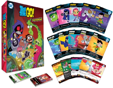 Teen Titans Deck Dc Deck Building Teen Titans Go Png Teen Titans Go Logo