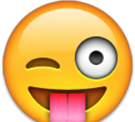 Emoji Face Clipart Wink Tongue Out Emoji Png Laughing Face Emoji Png