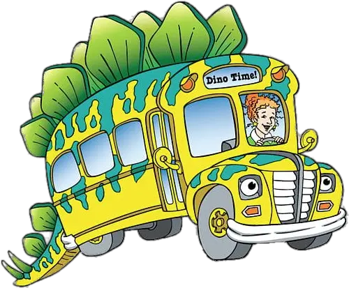 Magic School Bus Dinosaur Png Image Transparent