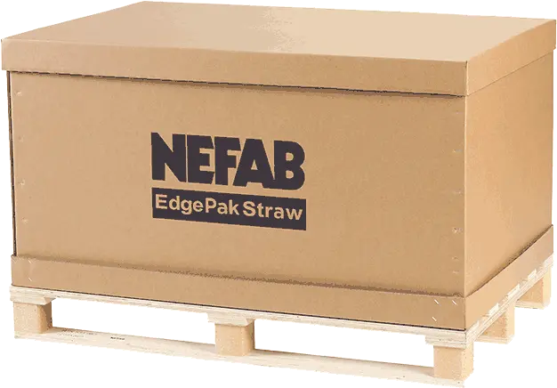 Edgepak Straw Carton Png Cardboard Box Transparent