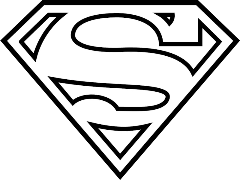 Download Black And White Autism Svg Superman Superman Logo Coloring Pages Png Superman Logo Images