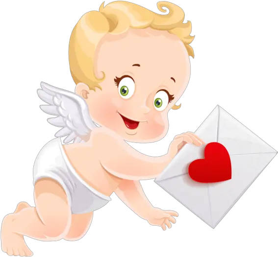 Love Angel Cartoon For Valentines Day Love Angel Cartoon Png Cupid Transparent