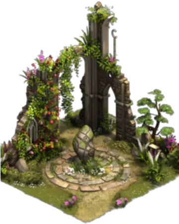 Garden Ruins Forge Of Empires Wiki Fandom Forge Of Empires Royal Garden Set Png Ruins Png