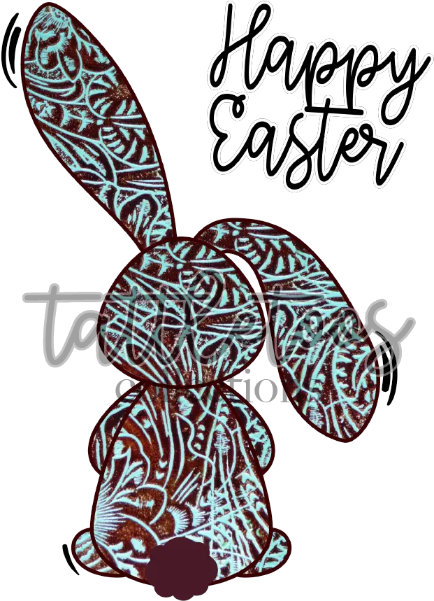 Western Leather Bunny Tt 1 Digital Png Lovely Bunny Transparent Background