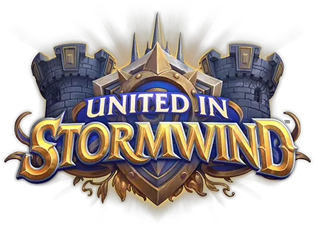 Card Sets Hearthstone Hearthstone United In Stormwind Logo Png Battle For Azeroth Icon