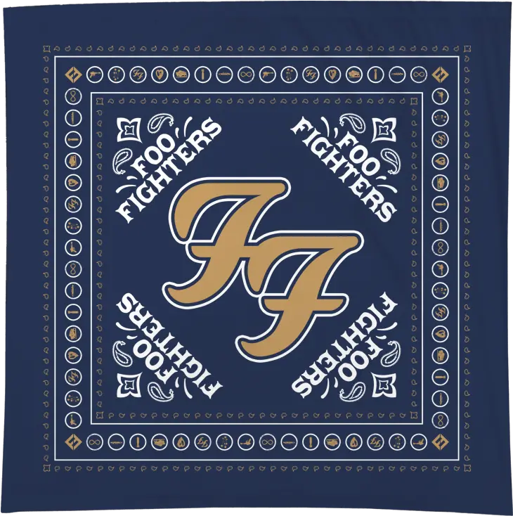 Logo Blue Bandana Label Png Ff Logo