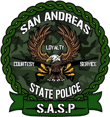 Los Santos State Police Banner San Andreas State Trooper Badge Png San Andreas Highway Patrol Logo