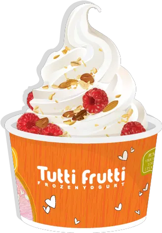 Tutti Frutti Frozen Yogurt Flavour Tutti Frutti Frozen Yogurt Cup Png Frozen Yogurt Png