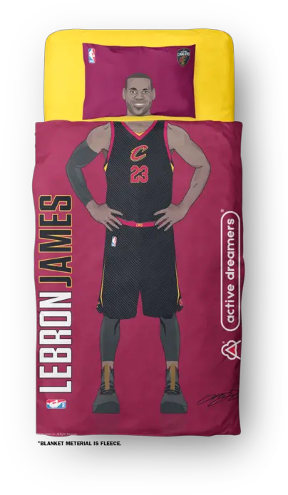 Lebron James Signature Series Blanket Standing Png Lebron James Face Png