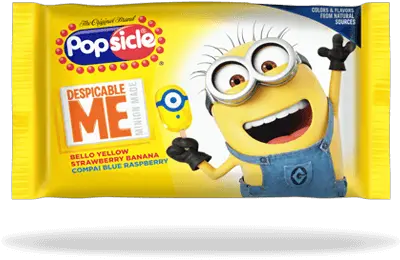 Popsicle Despicable Me Ice Cream Png Minions Transparent