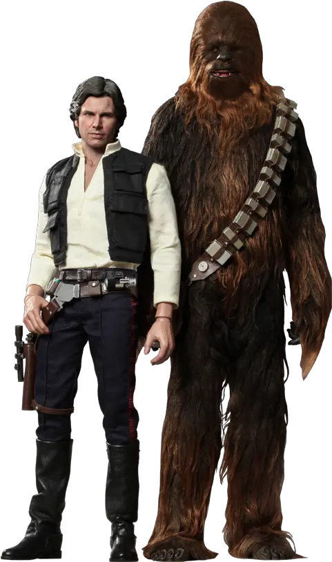 Star Wars Battlefront Chewbacca Png Hot Toys Han Solo And Chewbacca Chewbacca Png