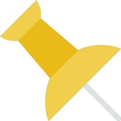 Push Pin Icon Yellow Pin Icon Png Push Pin Png