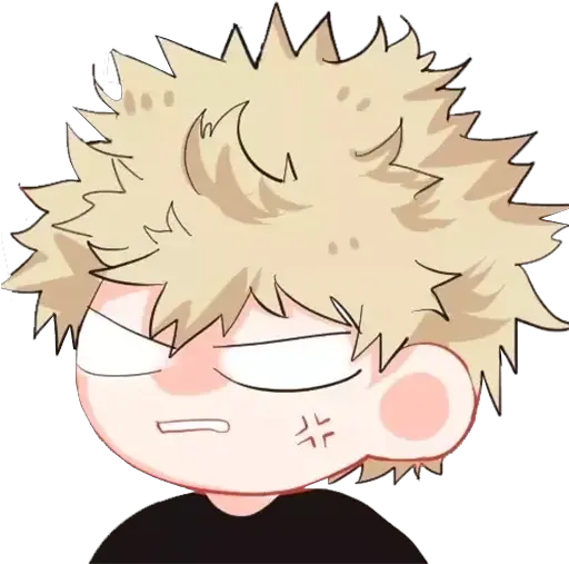 Telegram Sticker 17 From Collection Bakugou Katsuki For Adult Png Bakugou Transparent